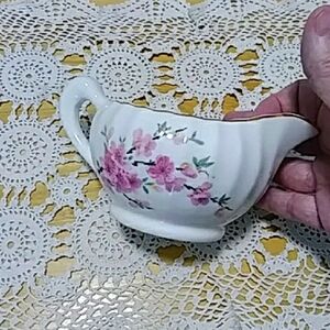 Floral Creamer with Pink Flowers